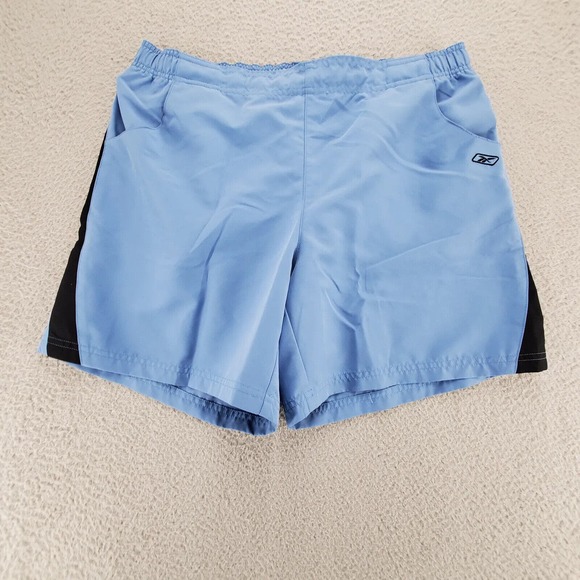 Reebok Shorts Mens Large Blue‎ Running Lightweight Pockets Outdoors Sports - Picture 1 of 11